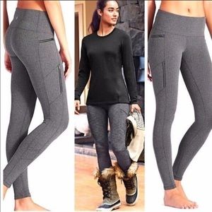 Athleta Drifter Tight Legging Charcoal Heather